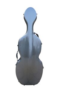 Yinfente 4/4 Size Carbon Fiber Electric Cello Case, Lightweight and Durable, Black