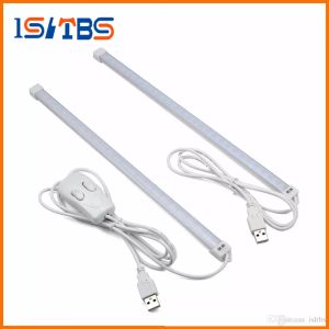 Taşınabilir USB LED Gece Lambası DC 5 V Sert Sert Okuma lambası Şeritleri LEDs Tüp Ampul Danışma Masa Kitap Çalışma Çalışması aydınlatma