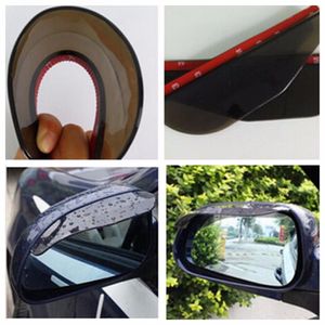 1 paio New Universal Car Rear Side Mirror Rain Board Visiera Ombra Sopracciglio Shield