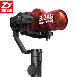 Stabilizatörler Zhiyun vinç 2 vinç 2 3 eksenli el tipi GSTABILIER, DSLR kamera için Focus 7lb vinç-2 gimbal stabilizatör