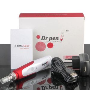 Аккумуляторная электрическая Ultima Wireless N2W Derma Dr Pen Micro Игольчатый роликовый ролик красоты уход за кожей омоложение с 2 шт. Картриджи