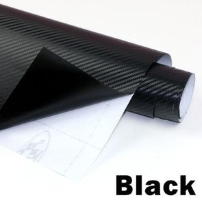 3D karbon fiber vinil film araba çıkartmaları araba stil sarma rulo araba stil motosiklet
