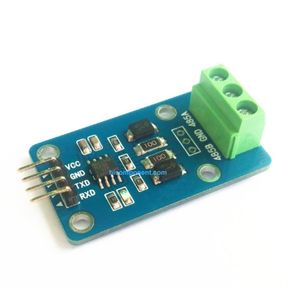 Compact TTL to RS485 Converter Module - 5V/3.3V UART Serial Adapter for Reliable Data Communication