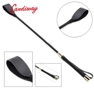 60cm bdsm Whip bondage erotic toys sex Game Fetish Leather Spanking Paddle roleplay Flogger sex toys for couples horse riding Y18102405