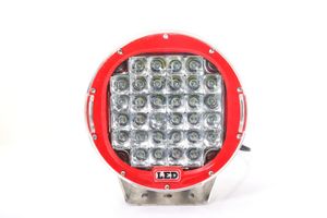 Iluminação LED Spotlight para 96W 9 polegadas LED Red Driving Spot Trabalho 4WD Offroad vs Hid 100W Bar ao ar livre Bright SUV Car Light Light