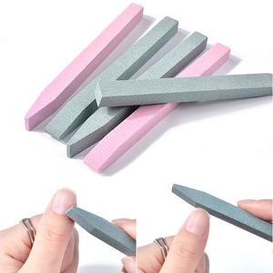 5pcs lot Professional small Quartz Nail Files Nail Art Grinding Stone Scrub Cuticle Remove Stick Pusher Dead Skin Care Tool