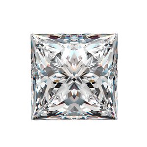 0,15 ct ~ 6,0 ct (2,5 mm ~ 10 mm) Princess-Schliff D/F Farbe VVS mit Zertifikat zum Fassen von Moissanit-Stein, 3EX-Schliff, loser Diamant
