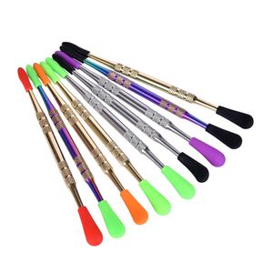 DAB Aracı Renkli Metal Aracı C Kuru İbrani Balmumu Kalemi Kiti için Paslanmaz Çelik Dabber Aracı