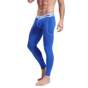 WJ dia dos homens de semana longo johns sleep pants calças térmicas de fibra de bambu