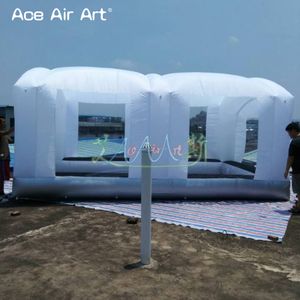 La più nuova mini cabina di spruzzo gonfiabile portatile stazione di lavoro mobile tenda per verniciatura auto per la vendita e il noleggio Made in China