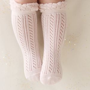 1-24 Ay Yürüyor Bebek Kız Pamuk Örgü Nefes Çorap Mix Stil 20 Pairs Yenidoğan Bebek kaymaz Bacak Isıtıcıları