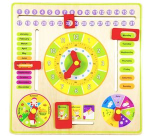 Детские деревянные головоломки игрушки когнитивные цифровые часы цифровые деревянные часы для часовых можеток Игрушки мультфильм.