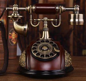 antique telephone machine European classical old American creative fixed household fixed-line craft retro office landline