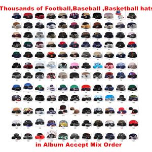 Оптовые американские командные кепки для мужчин и женщин Дешевые регулируемые спортивные шапки Хип-хоп кепки Заказ смешивания Более 10000+