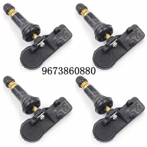 4pcs High Quality TPMS Sensor 9673860880 Car Tire Pressure Monitor System For Peugeot Citroen 9673860880 433Mhz Schrader Free Shipping