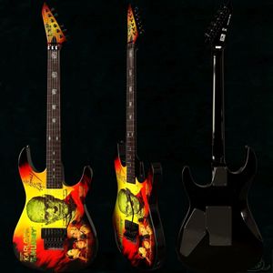 KH-3 Gitar Kirk Hammett Karloff Mumya 3 boyutlu model Elektro Gitar