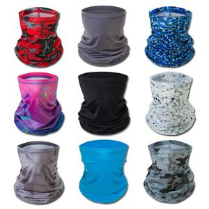 Yeni Buz İpek Güneş kremi Yaz Unisex Bisiklet Maskesi Doğa Sporları Toz Geçirmez Windproof bandanas Başkanı Eşarp Ter Havlu K937-1 Maske