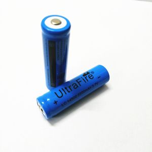 Yeni% 100 Blue Ultrefire 14500 Pil 2200mAh 3.7V Flashlig Ücretsiz Kargo için Şarj Edilebilir Lityum Pil