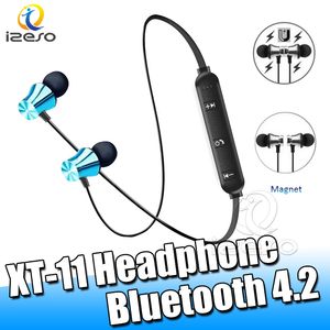 XT-11 Магнитный Bluetooth TWS Earbuds Handsfree Hifi Surround стерео наушники для iPhone 11 Pro Max Samsung Huawei LG телефонов Гарнитуры izeso