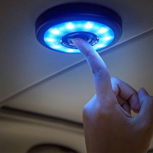 Çatı Mıknatıs Taşınabilir Gün Işığı Trunk Araç İç Tavan Beyaz Aydınlatma Şarj LED Araç İç Okuma Işık Oto USB