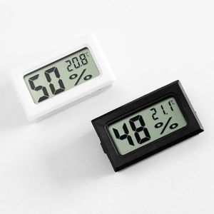 Mini digitale LCD termometro ambientale igrometro misuratore di temperatura di umidità frigorifero Temp Tester sensore preciso LJJP11