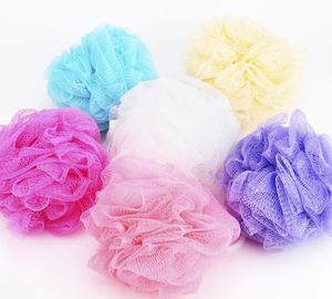 Loofah Flower Bath Ball Scrubber Body Cleaning Mesh Shower Cool Ball Bath Towel Wash Sponge