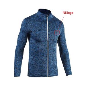 NOVA 2019 primavera outono esportes ao ar livre GYM Fitness correndo Joggers camuflagem Zipper cardigan top jaquetas homens