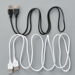 1 M USB 2.0 Erkek Kadın Uzatma Kablosu Bağlayıcı Adaptörü Veri Dizüstü Ekstra Genişletme Şarj Kablosu Genişletici Kabloları Ücretsiz Gemi
