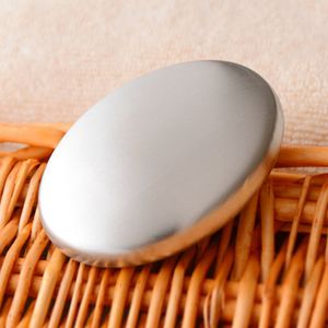 Stainless Steel Soap Bar Magic Soaps Hand Odor Remover ElimInates Garlic Onion Smells Kitchen Tools Gadget
