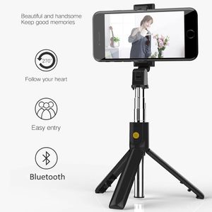Беспроводной 2024 многофункциональный Bluetooth K07 Selfie Stick Складная портативная портативная монопод