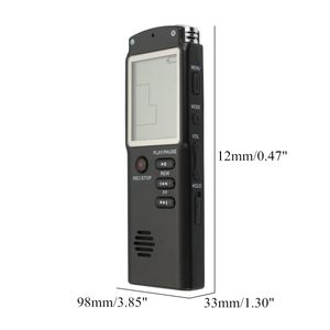8GB 16GB перезаряжаемые USB Digital Audio Voice Recorder Диктофон MP3-плеер - 16GB