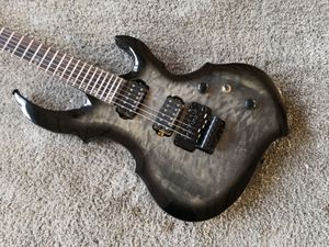 Özel FRX CTM Gitar Trans Siyah Gri Yorgan En Seymour Duncan Manyetikler Elektrik gitar