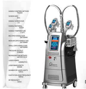 yağ azaltmak 7 in 1 yağ 4 cryo kolu yağ donma serin cryolipolysis makinesi vakum zayıflama lipo lazer ultrasonik rf güzellik makinesi