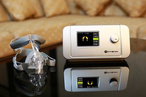 MOYEAH Portable CPAP Machine for Sleep Apnea with Nasal Mask, Strap, Tube, Filter, Carry Bag & UV Sanitizer