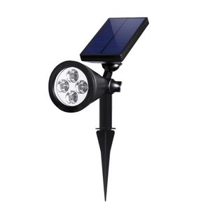 Solar Lawn Light IP65 Водонепроницаемый Точечный светильник Открытый Сад Прожекторы Патио Ландшафт Патио Ландшафтный Путь Легкие Огни Огни Солнечные Лампы