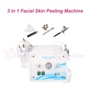 Новые 3 в 1 Hydro DermaBrasion Facial Машина для очистки кожи воды Кислородного пилинга Алмазное микродермабразия домашнего салона Оборудование