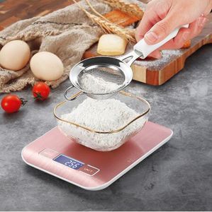 Household Kitchen Scale 5Kg/10kg 1g Food Diet Postal Scales Balance Measuring Tool Slim LCD Digital Electronic Weighing Scale