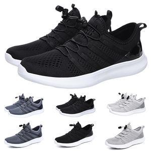 Toptan Moda Mesh Koşu Ayakkabıları Erkekler Kadınlar Için Siyah Gri Spor Eğitmenler Koşucular Sneakers Ev Yapımı Marka Çin Boyutu 39-44