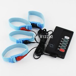 NEW Male Penis Extender Enlargement Electro Shock Sex Set Electrical stimulation Cock Rings Awesome Sex Toys Y191112