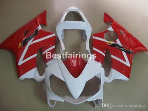 Enjeksiyon Kalıbı Honda CBR600 F4i 01 02 03 Beyaz Red Firings için Plastik Kaplama Kiti CBR600F4I 2001 2002 2003 HW17