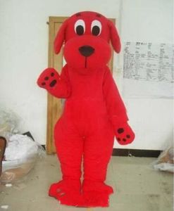 2019 Fabrika satış sıcak Kırmızı Köpek Clifford maskot kostüm farklı festivaller için Uygun EMS ücretsiz kargo