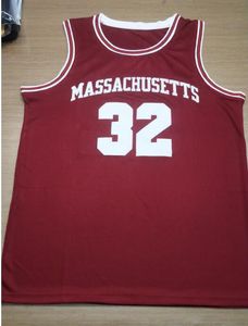 Massachusetts UMass College # 32 Julius Dr. J erving retro klasik basketbol forması erkek dikişli özel numara ve isim formaları