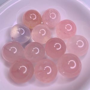 1LB 13--20 mm nice small size Natural rock rose quartz stone crystal ball crystal sphere crystal healing business gift