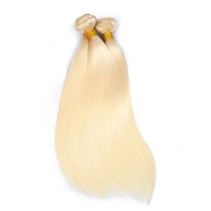 Perulu İnsan Saç Paketleri 613# Renk Sarı Saç Uzantıları Atıklar 95-105G/Parça Tek Parça Paket