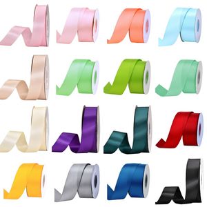 100 Yards/ Roll 13mm Silk Satin Ribbons DIY Handmade Gift Cake Package Ribbons Birthday Wedding Decorative Ribbon