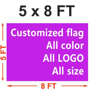 Custom made flag 150cm*240cm (5ft*8ft) Size Polyester flag banner home & garden flag Festive gifts