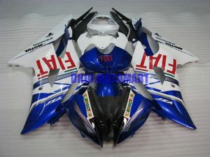 Мотоцикл обтекатель комплект для YAMAHA YZFR6 08 10 12 15 YZF R6 2008 2010 2012 YZF600 ABS белый синий обтекатели комплект + подарки YJ13