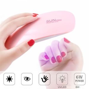 Nail Tools Польский USB Mouse Mini Фототерапия Сушилка Светодиодные Портативные Ногти Выпекать Лечение Легкости Свободный Корабль 5 Набор