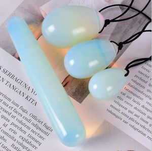 Натуральный розовый кварц Йони яичко-массаж яиц для яиц undrillwooden Base Crystal Mineral Ball Kegel упражнения тазового пола мышечная вагинальная