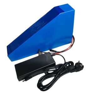 72 V 18AH 3000 W Bateria Elétrica Da Bicicleta 72 V 18AH Triângulo Bateria De Íon De Lítio 20S6P uso Panasonic NCR18650PF célula 50A BMS